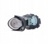 Sandałki skórzane D.D.STEP G075-61516A ROYAL BLUE na rzepy